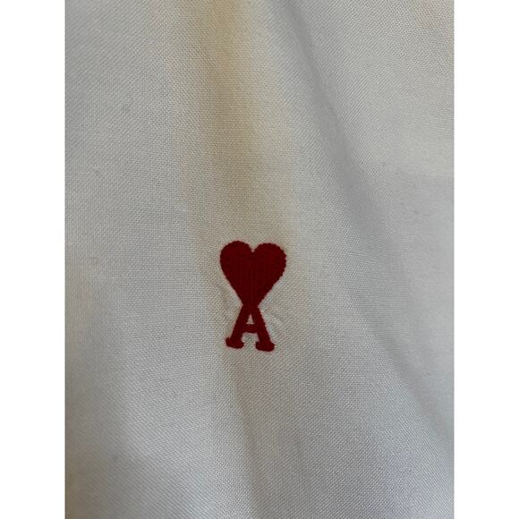 Ami Cream Button Down Size 36 - Picture 2 of 5